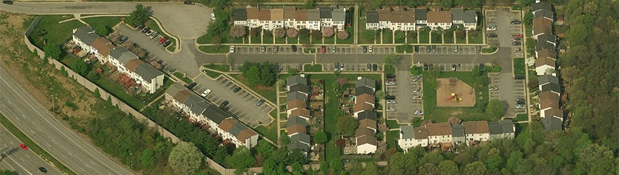 "Overhead Neighborhood View"
